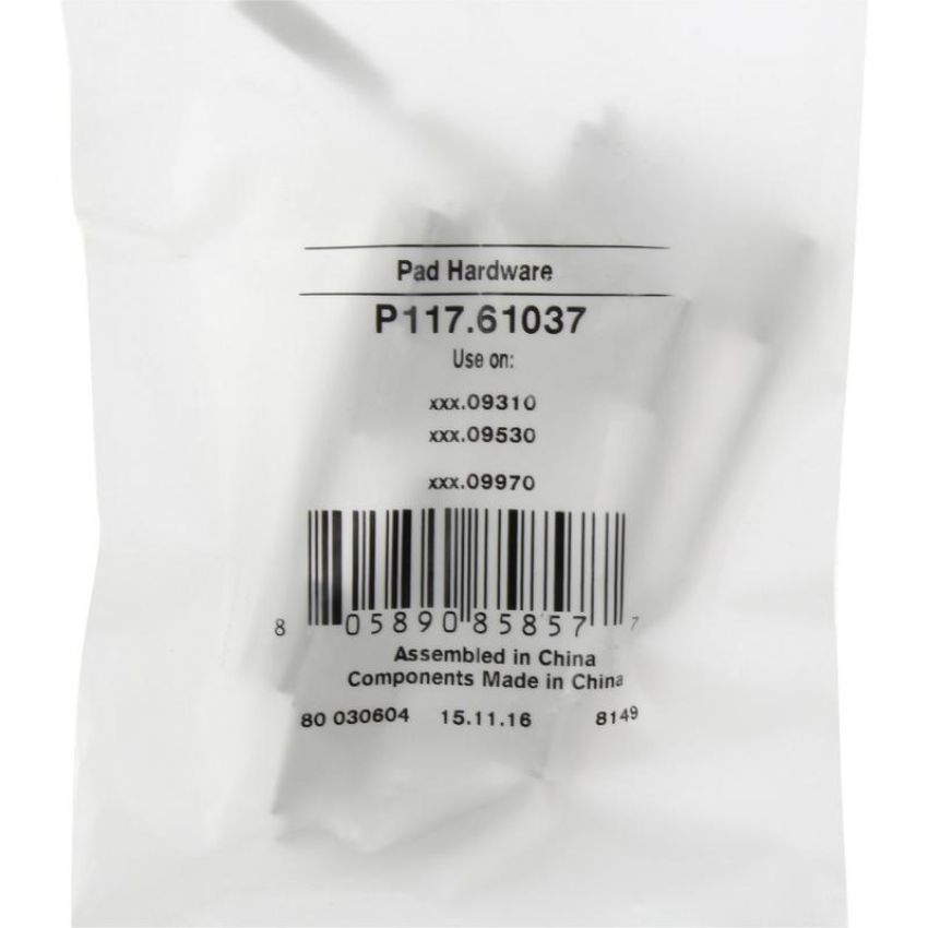 CENTRIC PARTS 306.09310 Centric Fleet Performance Brake Pads with Hardware