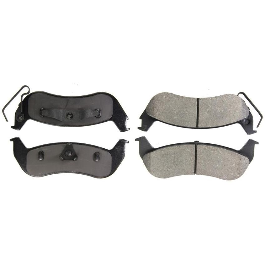 CENTRIC PARTS 306.09320 Centric Fleet Performance Brake Pads with Hardware