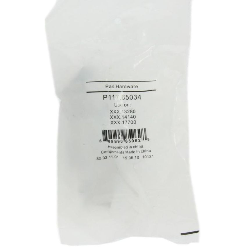 CENTRIC PARTS 306.14140 Centric Fleet Performance Brake Pads with Hardware