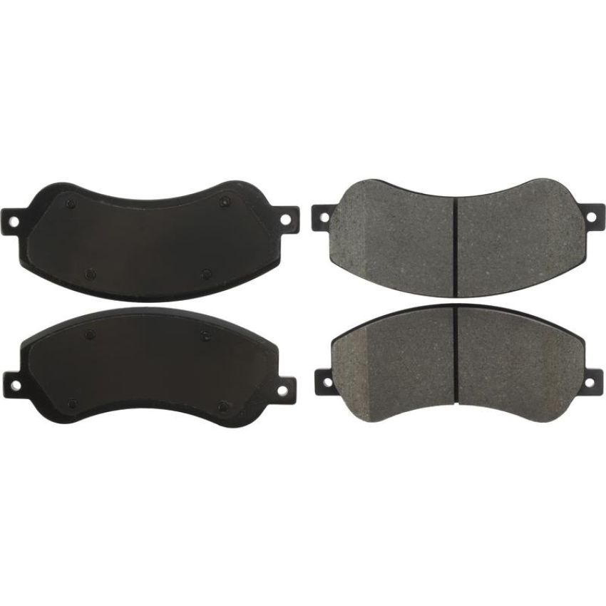 CENTRIC PARTS 306.15550 Centric Fleet Performance Brake Pads with Hardware