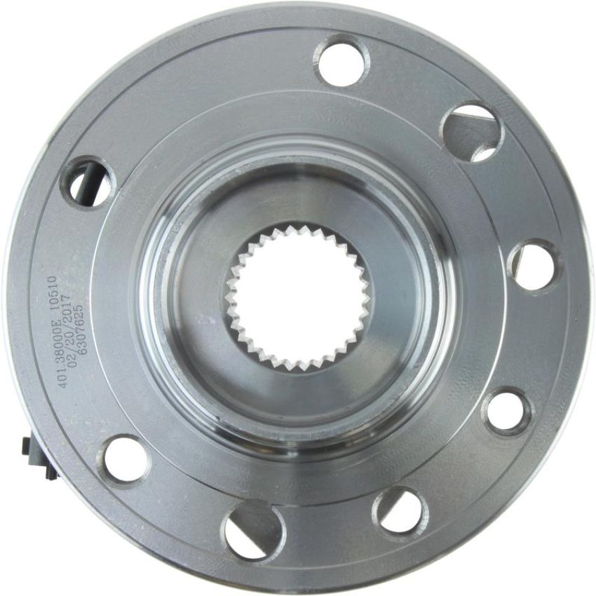 CENTRIC PARTS 401.38000E C-Tek Standard Hub and Bearing Assembly; With ABS Tone Ring / Encoder