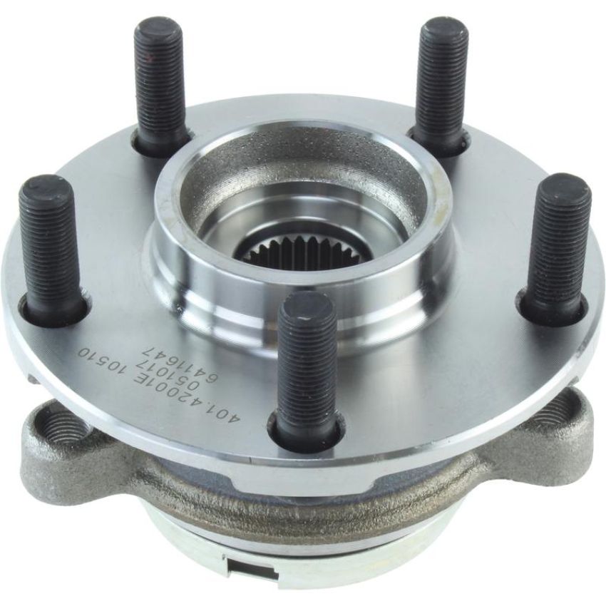 CENTRIC PARTS 401.42001E C-Tek Standard Hub and Bearing Assembly; With ABS Tone Ring / Encoder