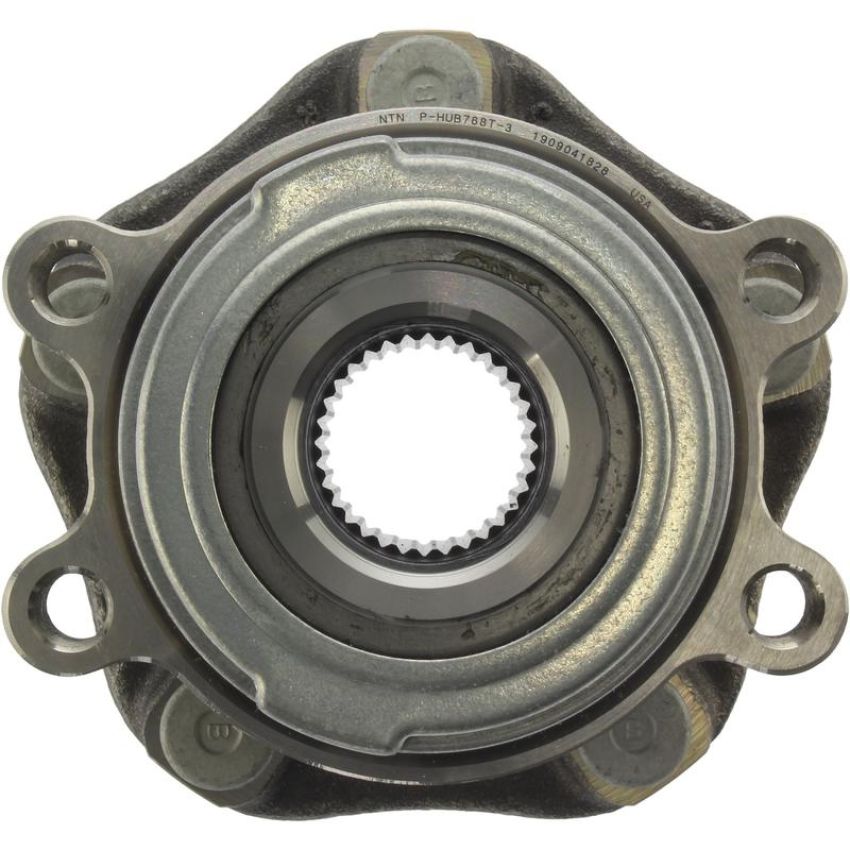 CENTRIC PARTS 401.42002 Centric Premium Hub and Bearing Assembly; With ABS Tone Ring / Encoder