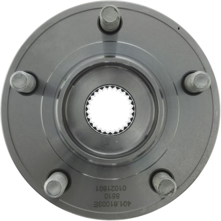 CENTRIC PARTS 401.61003E C-Tek Standard Hub and Bearing Assembly; With ABS Tone Ring / Encoder