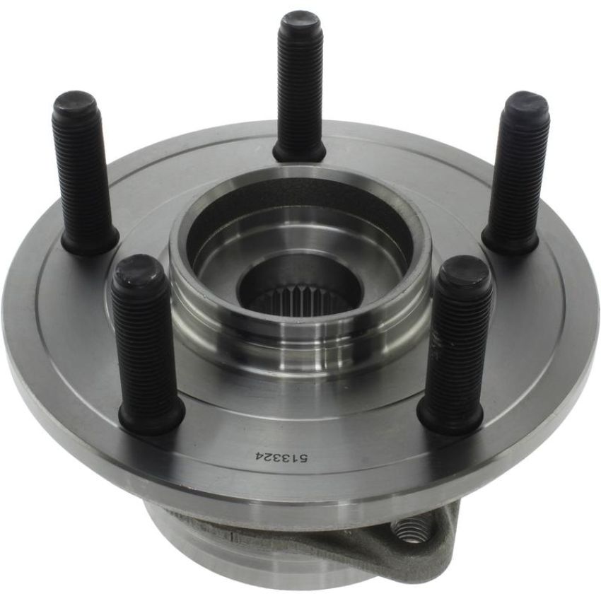 CENTRIC PARTS 401.67000E C-Tek Standard Hub and Bearing Assembly; With ABS Tone Ring / Encoder