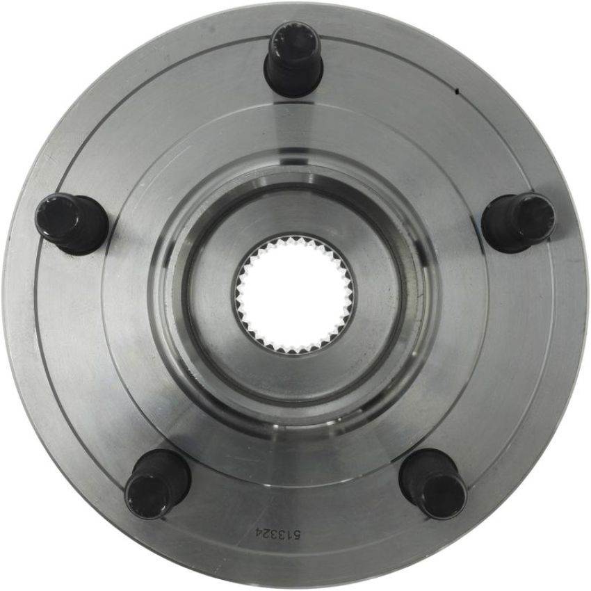 CENTRIC PARTS 401.67000E C-Tek Standard Hub and Bearing Assembly; With ABS Tone Ring / Encoder