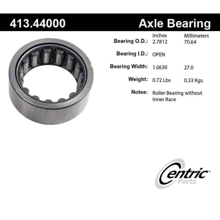 CENTRIC PARTS 413.44000 Centric Premium Axle Shaft Bearing