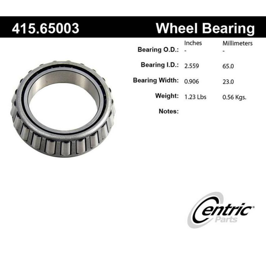 CENTRIC PARTS 415.65003 Centric Premium Bearing Cone