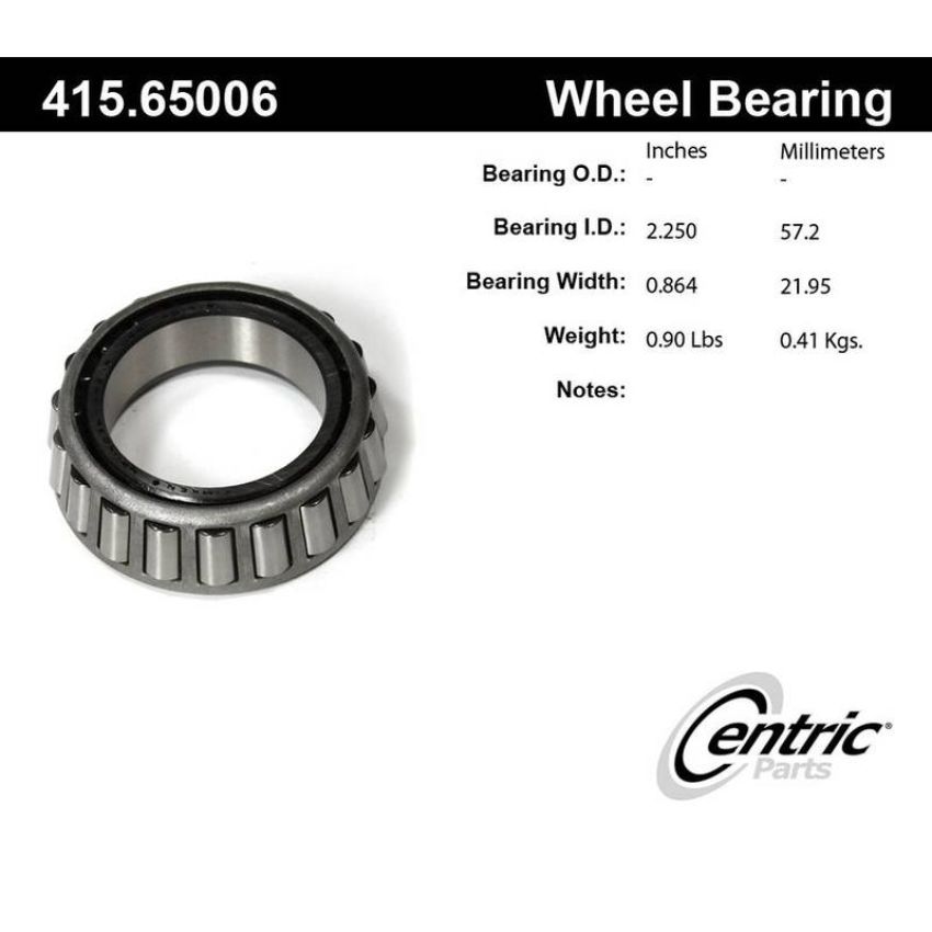 CENTRIC PARTS 415.65006 Centric Premium Bearing Cone