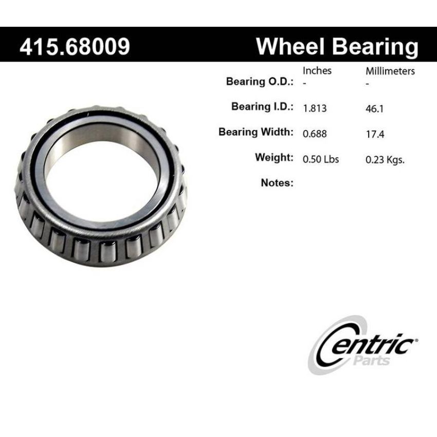 CENTRIC PARTS 415.68009 Centric Premium Bearing Cone