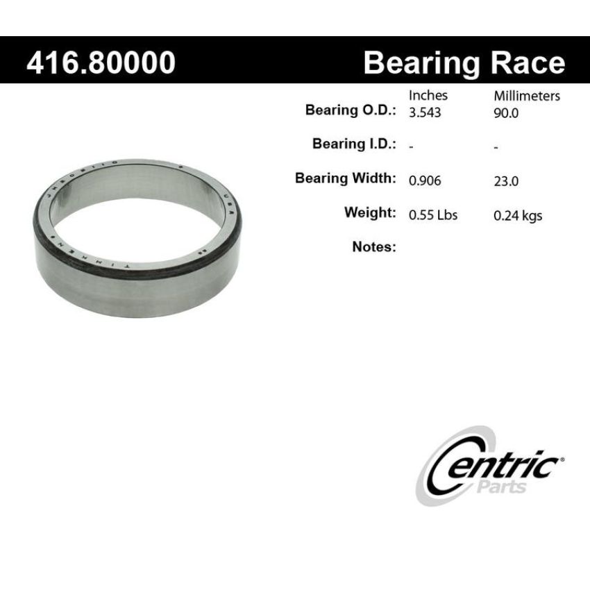 CENTRIC PARTS 416.80000 Centric Premium Bearing Race