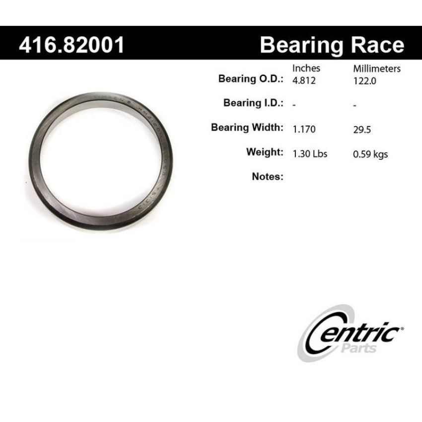 CENTRIC PARTS 416.82001E C-Tek Standard Bearing Race