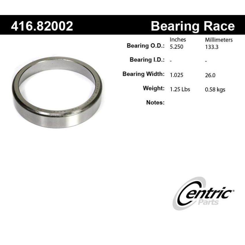 CENTRIC PARTS 416.82002 Centric Premium Bearing Race