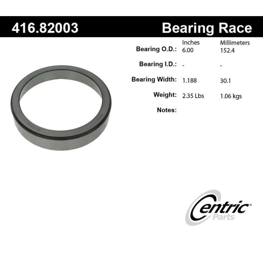CENTRIC PARTS 416.82003 Centric Premium Bearing Race