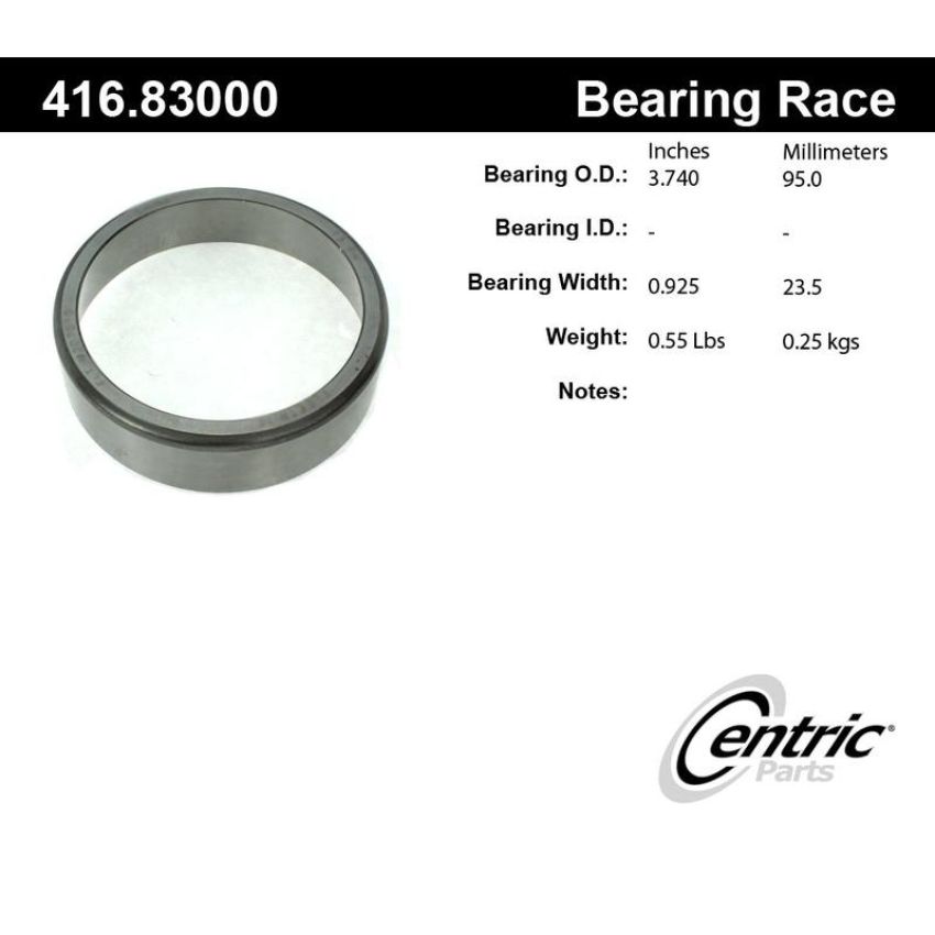 CENTRIC PARTS 416.83000 Centric Premium Bearing Race
