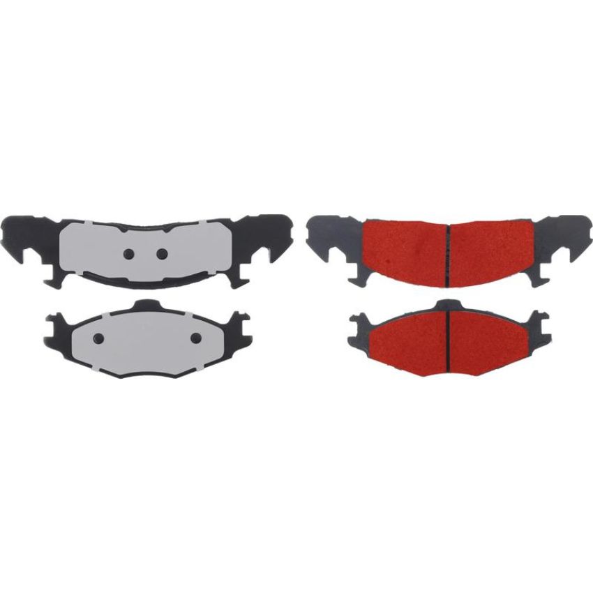 CENTRIC PARTS 500.02590 PQ PRO Disc Brake Pads with Hardware