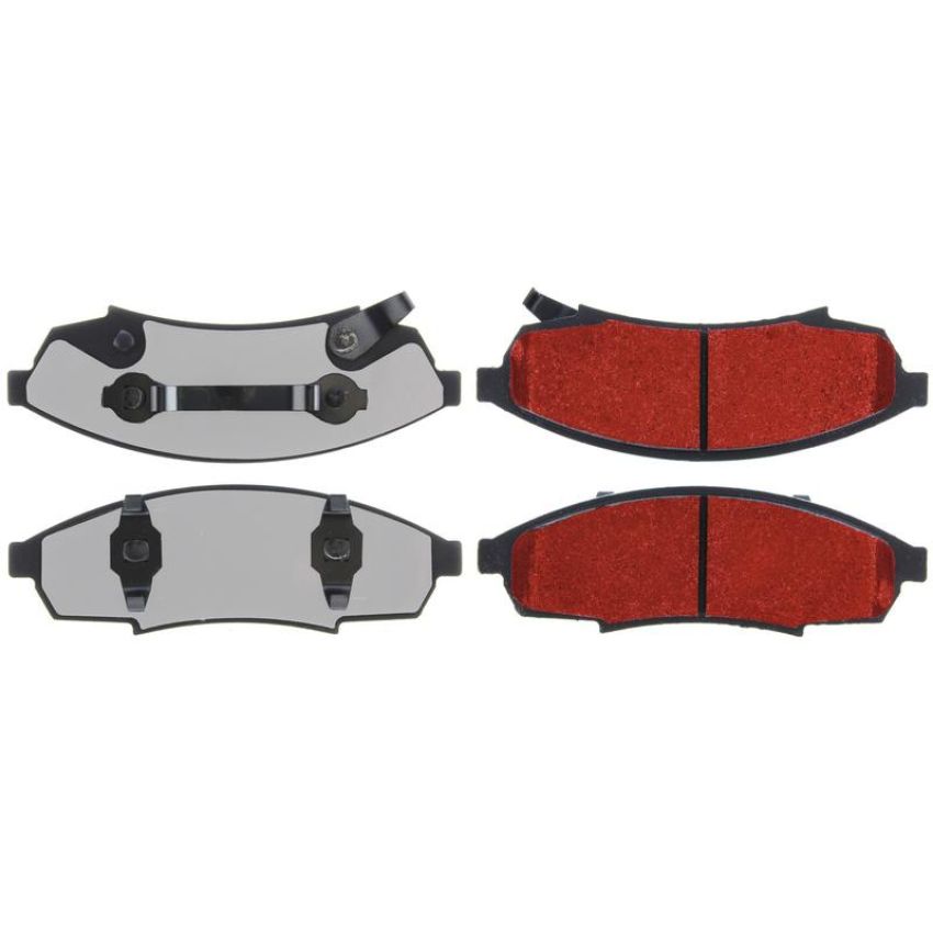 CENTRIC PARTS 500.03760 PQ PRO Disc Brake Pads with Hardware