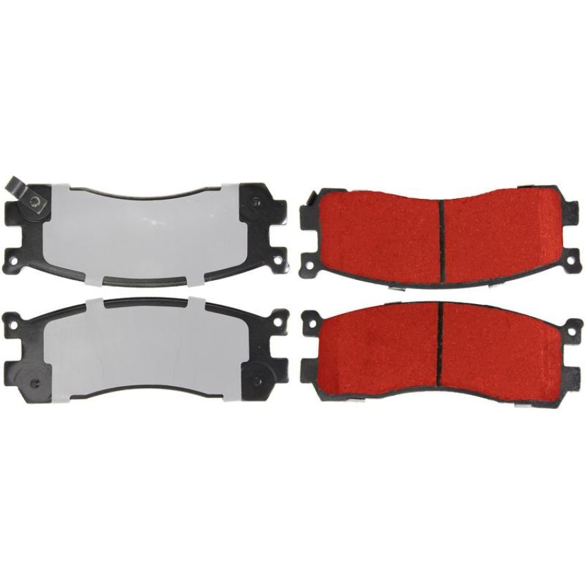 CENTRIC PARTS 500.05531 PQ PRO Disc Brake Pads with Hardware