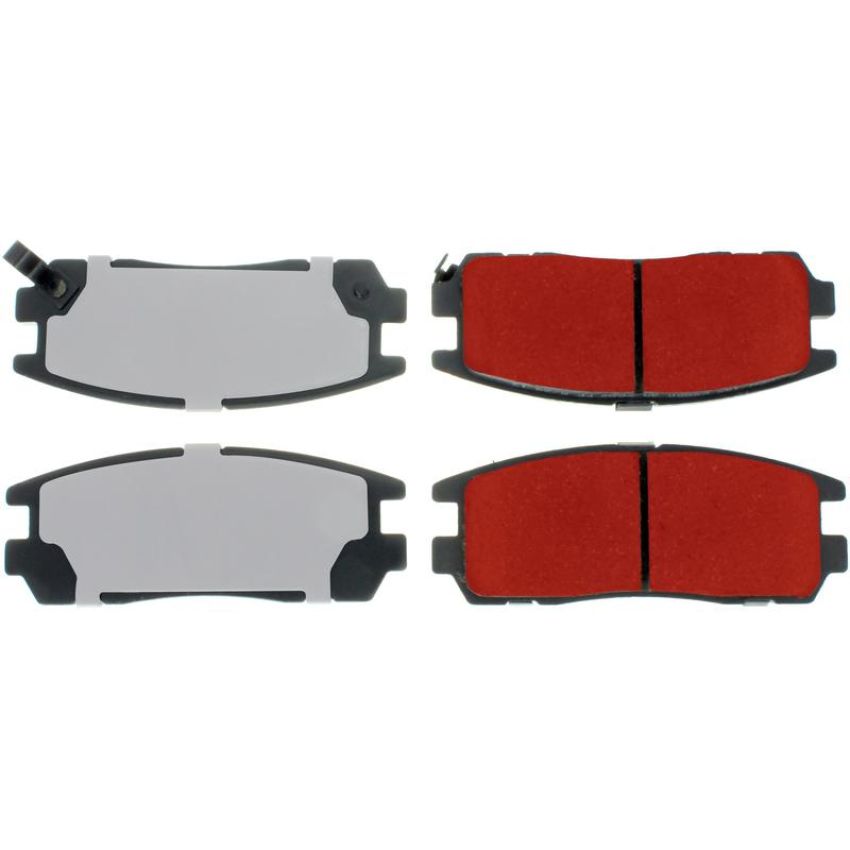 CENTRIC PARTS 500.05800 PQ PRO Disc Brake Pads with Hardware