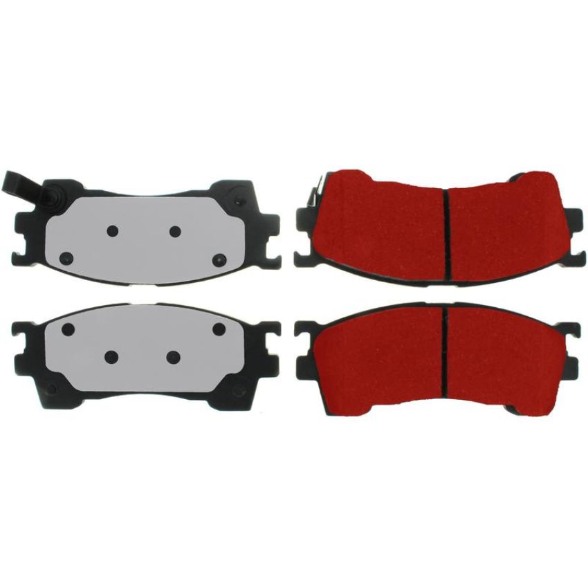 CENTRIC PARTS 500.06370 PQ PRO Disc Brake Pads with Hardware