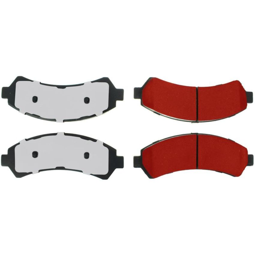 CENTRIC PARTS 500.07260 PQ PRO Disc Brake Pads with Hardware