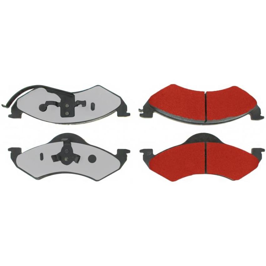 CENTRIC PARTS 500.07460 PQ PRO Disc Brake Pads with Hardware