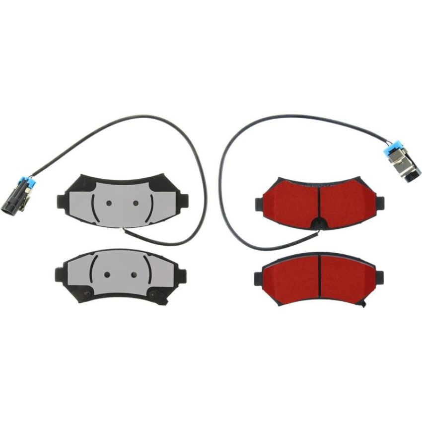 CENTRIC PARTS 500.07530 PQ PRO Disc Brake Pads with Hardware