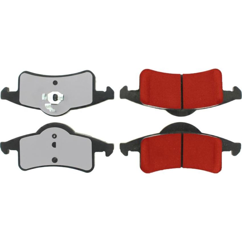 CENTRIC PARTS 500.07910 PQ PRO Disc Brake Pads with Hardware