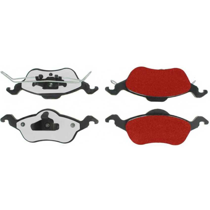 CENTRIC PARTS 500.08160 PQ PRO Disc Brake Pads with Hardware