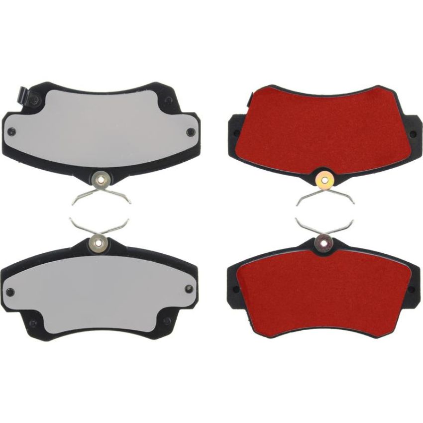CENTRIC PARTS 500.08410 PQ PRO Disc Brake Pads with Hardware