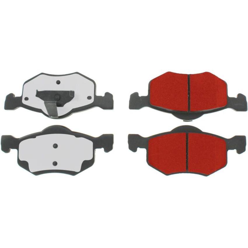 CENTRIC PARTS 500.08430 PQ PRO Disc Brake Pads with Hardware