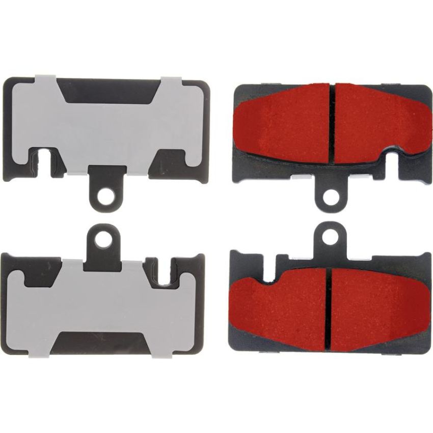 CENTRIC PARTS 500.08710 PQ PRO Disc Brake Pads with Hardware
