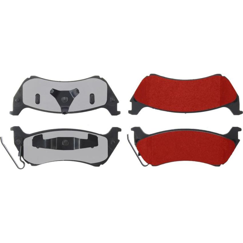 CENTRIC PARTS 500.08750 PQ PRO Disc Brake Pads with Hardware