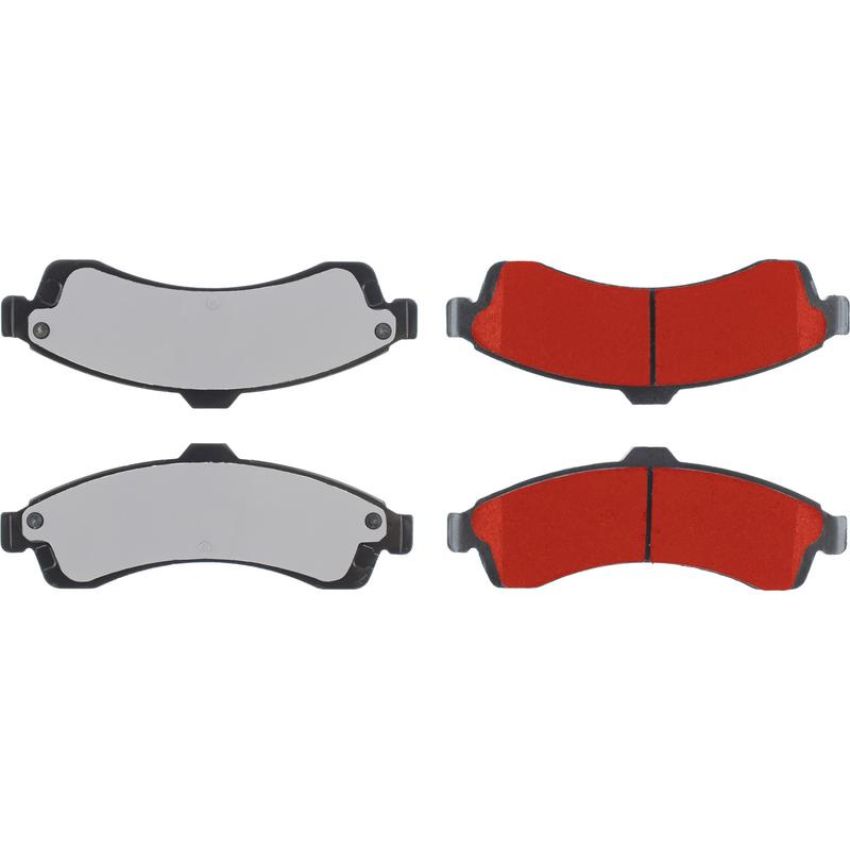 CENTRIC PARTS 500.08820 PQ PRO Disc Brake Pads with Hardware