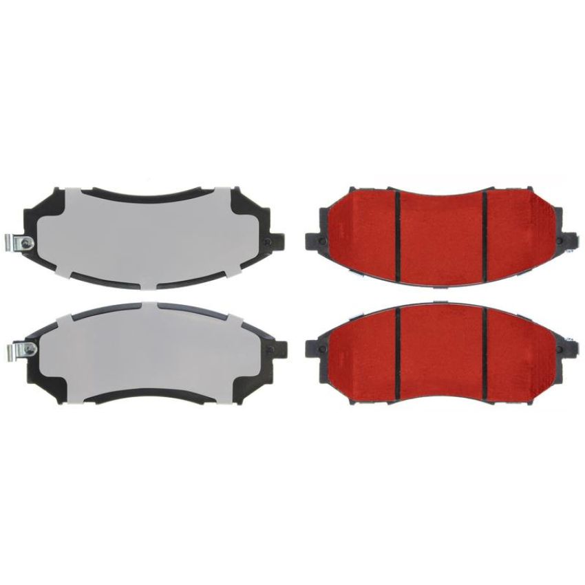 CENTRIC PARTS 500.08881 PQ PRO Disc Brake Pads with Hardware