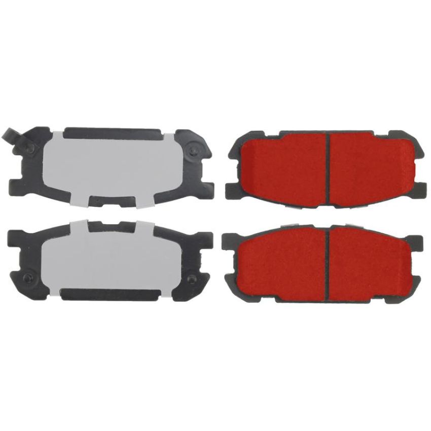 CENTRIC PARTS 500.08910 PQ PRO Disc Brake Pads with Hardware