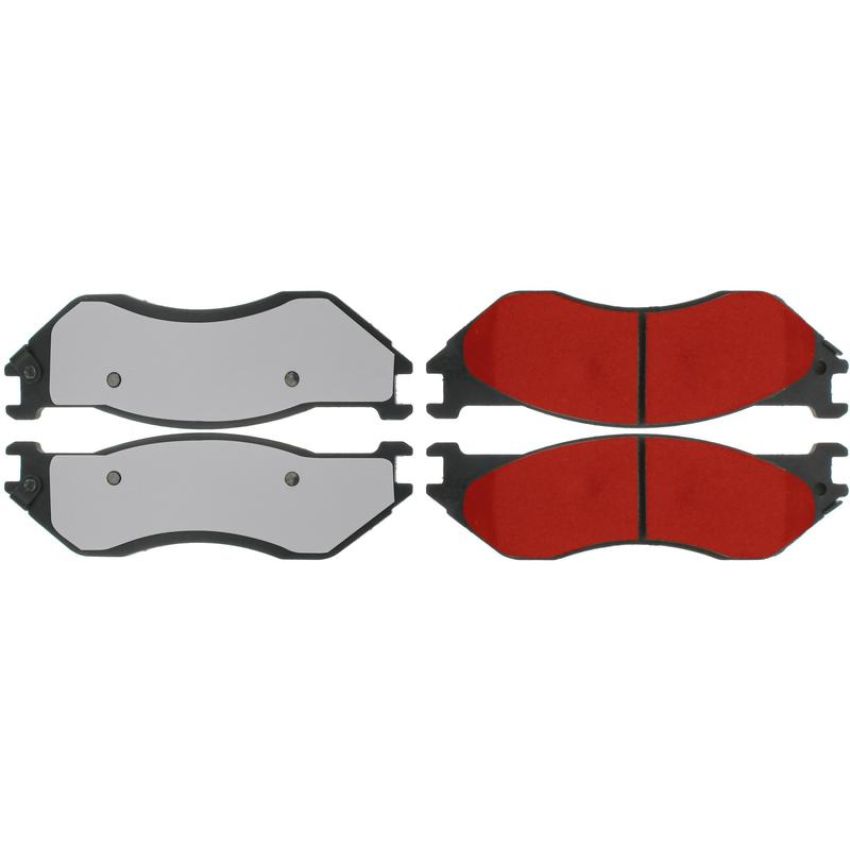CENTRIC PARTS 500.08970 PQ PRO Disc Brake Pads with Hardware