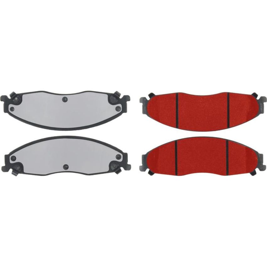 CENTRIC PARTS 500.09210 PQ PRO Disc Brake Pads with Hardware