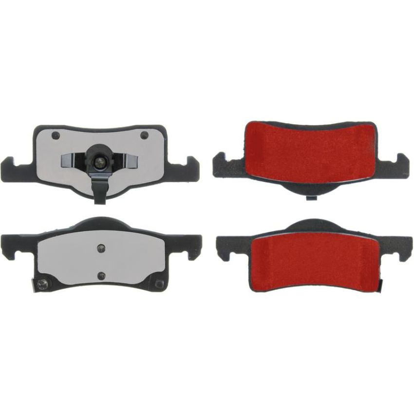 CENTRIC PARTS 500.09350 PQ PRO Disc Brake Pads with Hardware