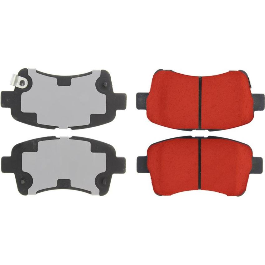 CENTRIC PARTS 500.09370 PQ PRO Disc Brake Pads with Hardware