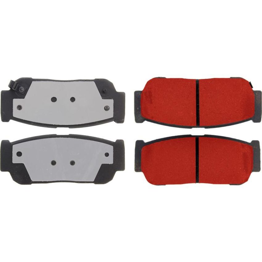 CENTRIC PARTS 500.09540 PQ PRO Disc Brake Pads with Hardware