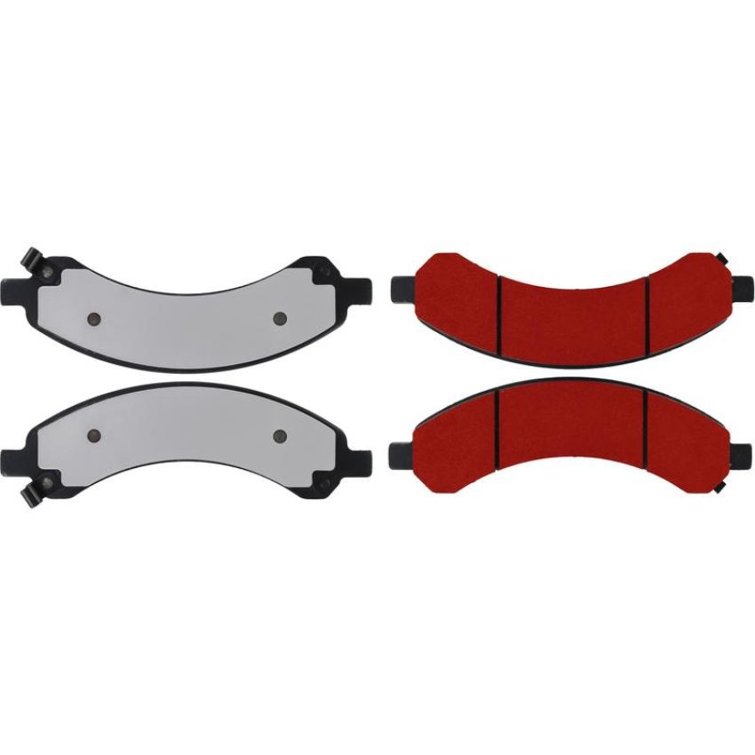 CENTRIC PARTS 500.09890 PQ PRO Disc Brake Pads with Hardware