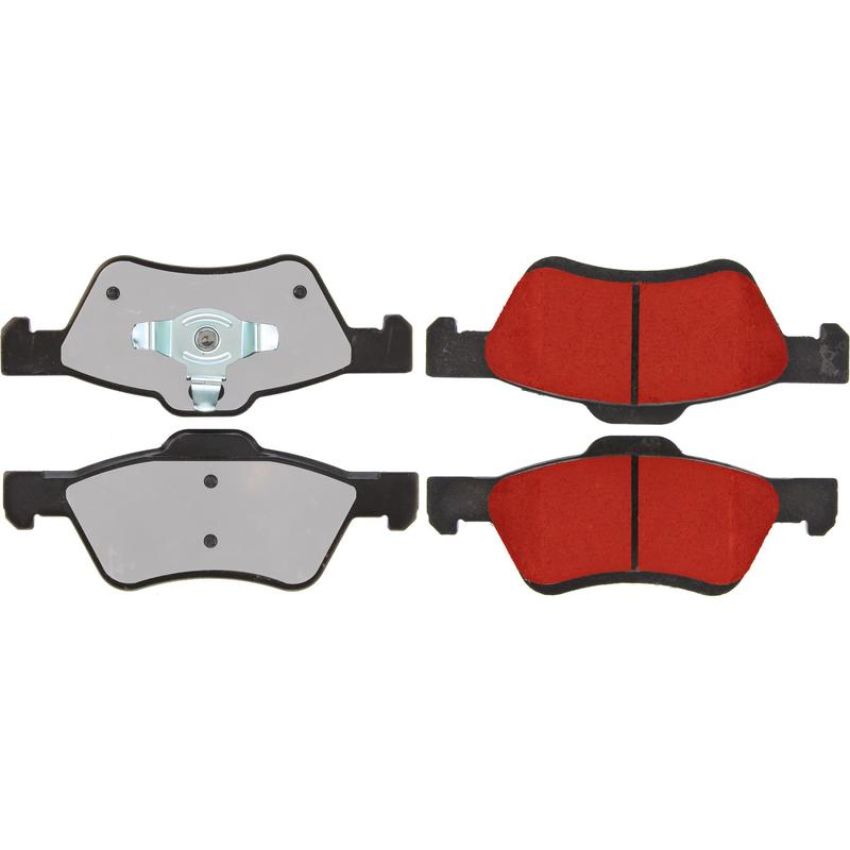 CENTRIC PARTS 500.10470 PQ PRO Disc Brake Pads with Hardware