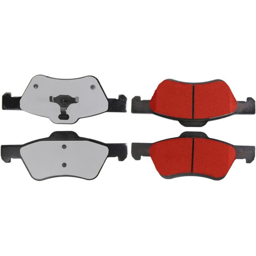 CENTRIC PARTS 500.10473 PQ PRO Disc Brake Pads with Hardware