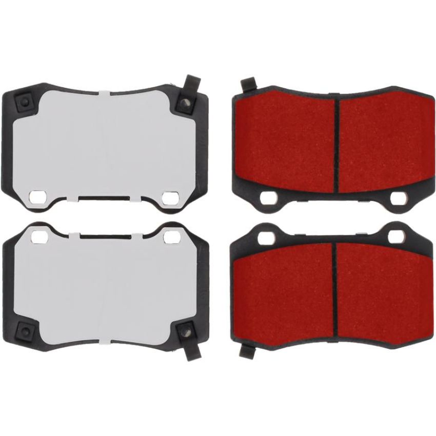 CENTRIC PARTS 500.10531 PQ PRO Disc Brake Pads with Hardware