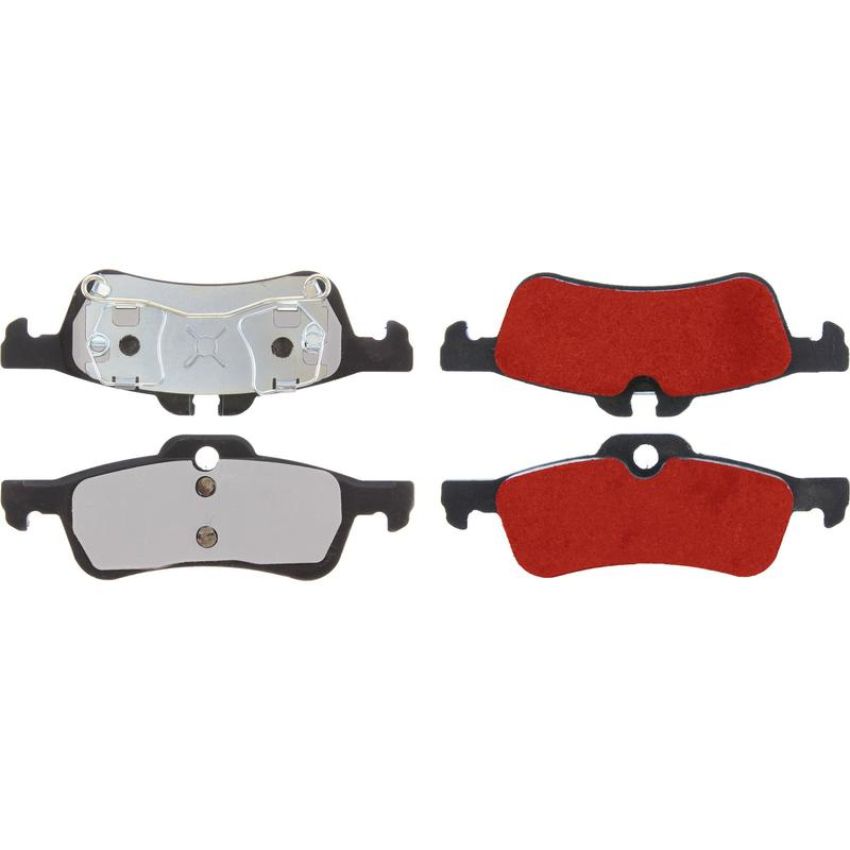 CENTRIC PARTS 500.10600 PQ PRO Disc Brake Pads with Hardware
