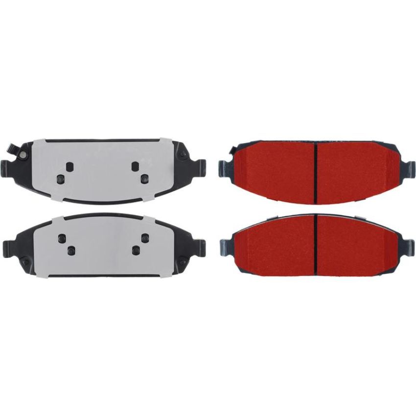 CENTRIC PARTS 500.10800 PQ PRO Disc Brake Pads with Hardware