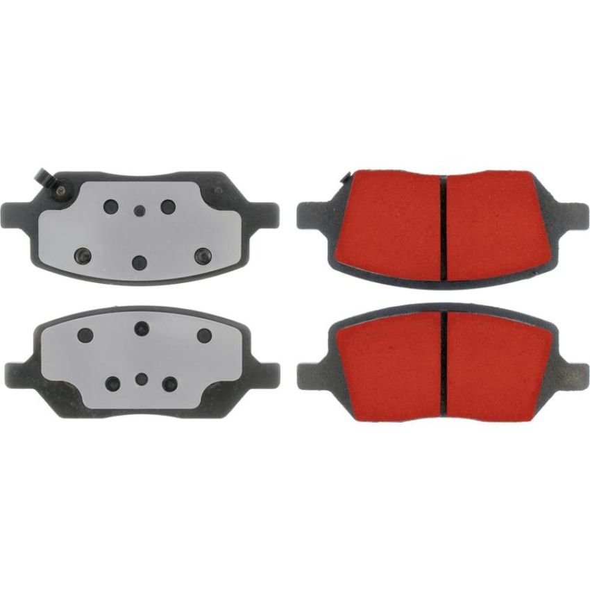 CENTRIC PARTS 500.10930 PQ PRO Disc Brake Pads with Hardware