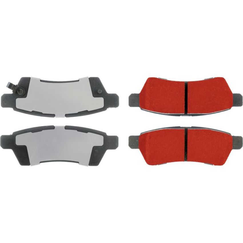 CENTRIC PARTS 500.11000 PQ PRO Disc Brake Pads with Hardware