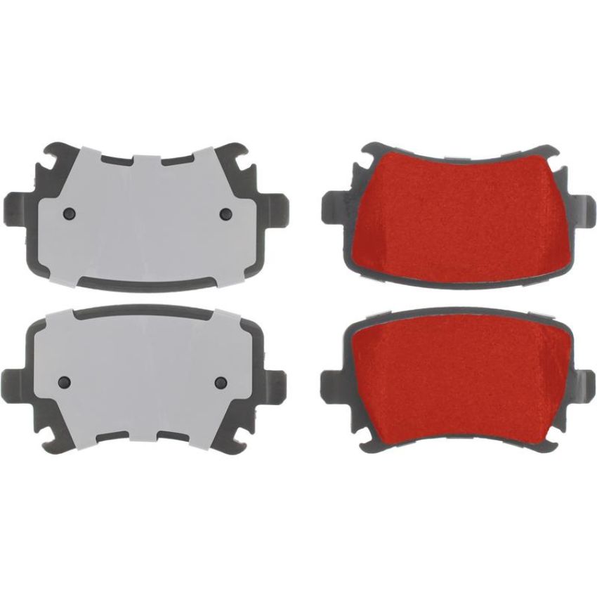 CENTRIC PARTS 500.11080 PQ PRO Disc Brake Pads with Hardware
